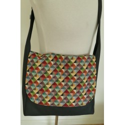 Sac Besace T2 "Triangles"